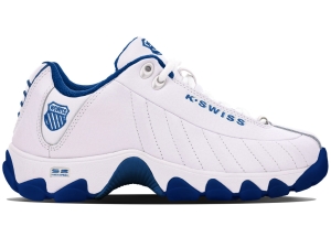 White Classic Blue Men's K-Swiss St329 Cmf Lifestyle Shoes | NIYWSOG-75